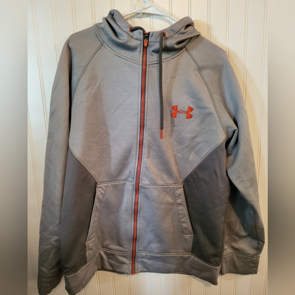 UNDER ARMOUR ATHLETIC SPORTS FULL ZIP JACKET SZ ADULT M EXCELLENT CONDITION